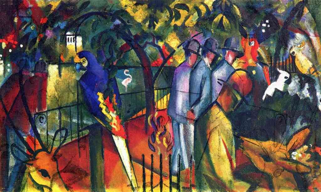 Zoological Gardens Macke A4 Photo Print