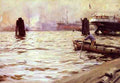 Zorn Anders Hamburgs Hamn A4 Photo Print