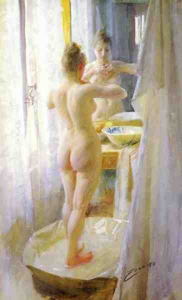 Zorn Anders Le Tub A4 Photo Print