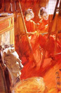 Zorn Anders Les Demoiselles Schwartz A4 Photo Print