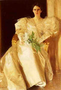 Zorn Anders Portrait Of Mrs Eben Richards A4 Photo Print