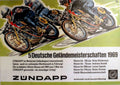Zundapp Dirt Track Vintage Retro Advert Poster A4 Photo Print