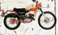 Zundapp GS125 1974 Aged Vintage A4 Photo Print