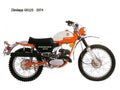 Zundapp GS125 1974 motorbike A4 Photo Print