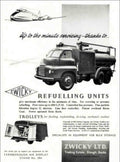Zwicky Refueling Units Vintage Retro Advert Poster A4 Photo Print