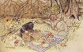 a Wind in the Willows Arthur Rackham The Mole begged as a favour to be allowed to unpack it all by himself A4 Photo Print