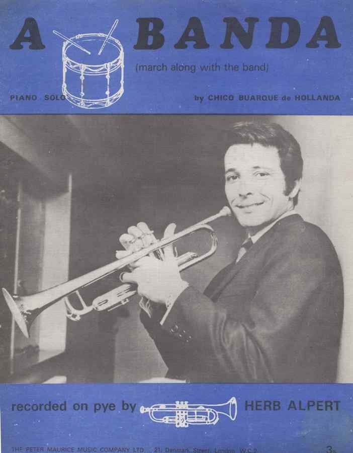 a banda herb alpert vintage sheet music 166183 A4 Photo Print