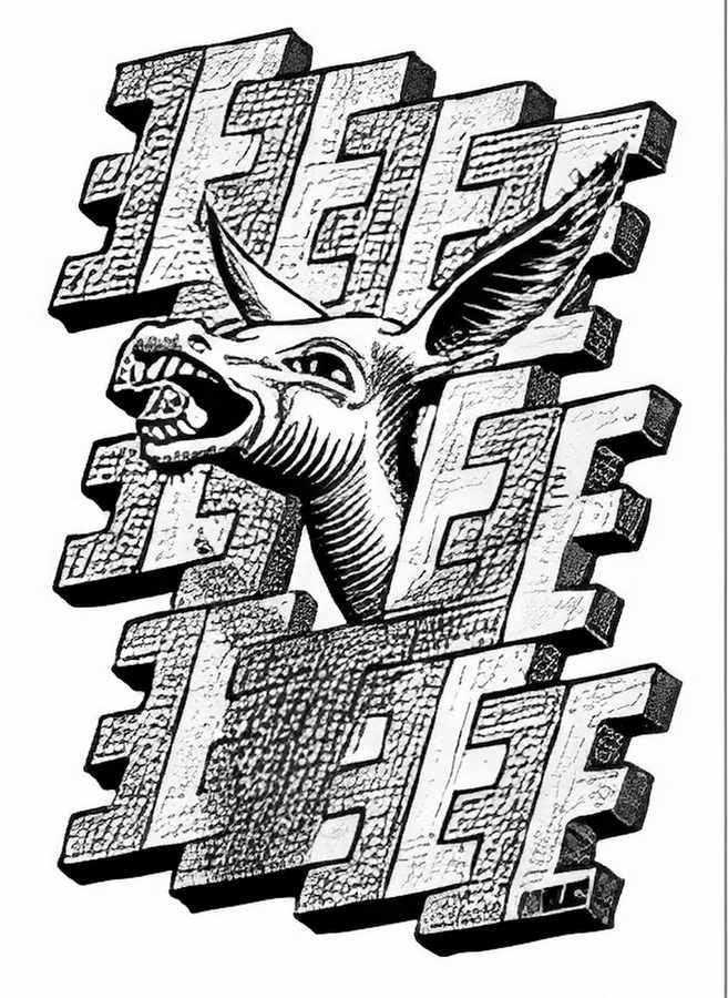 a donkey mc escher 1953 A4 Photo Print