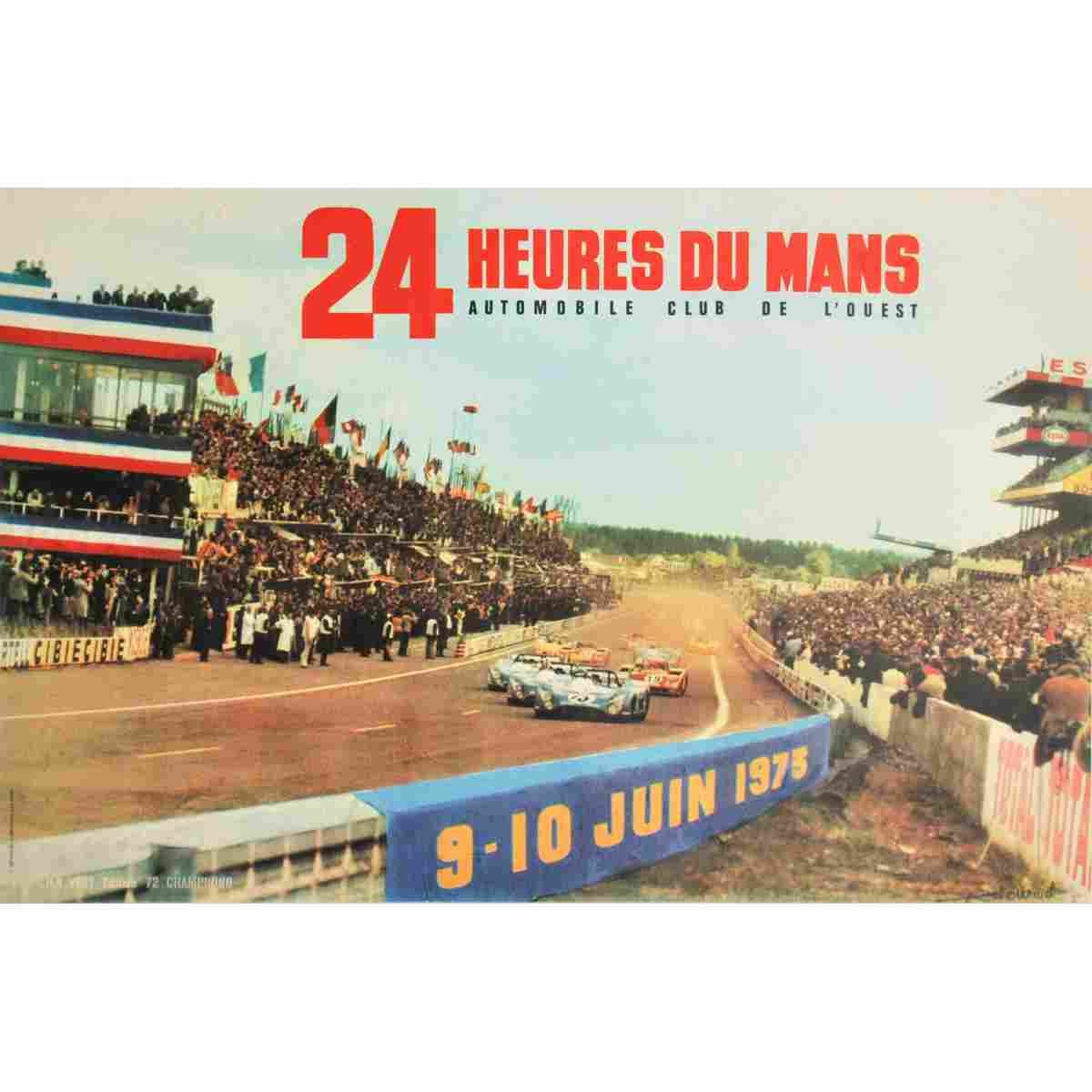 a dourmel 24 heures du mans 1973 2 Advert A4 Photo Print
