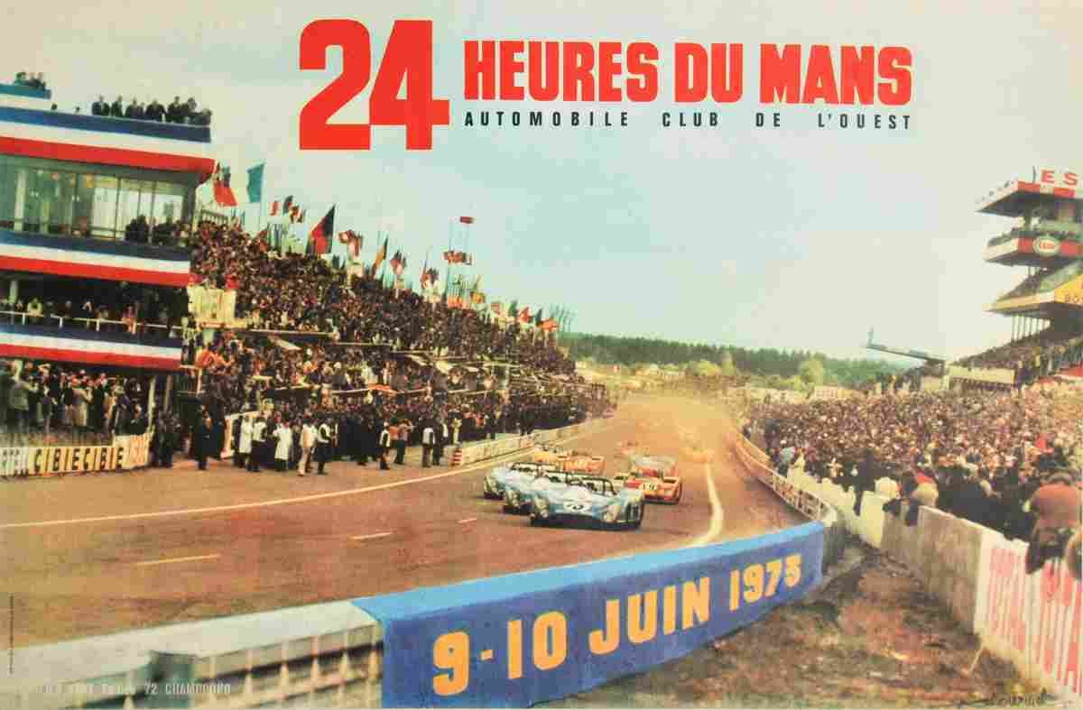 a dourmel 24 heures du mans 1973 4 Advert A4 Photo Print