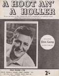 a hoot an a holler don lang 1950s sheet music 98330 A4 Photo Print
