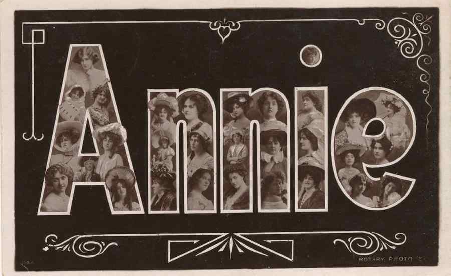 a name called annie big letters actress rpc photo old 178805 A4 Photo Print