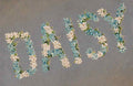 a name called daisy with flowers greetings old 94324 A4 Photo Print