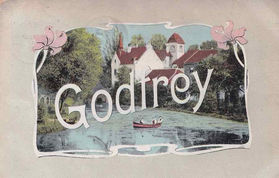 a name called godfrey 1907 old 134022 A4 Photo Print
