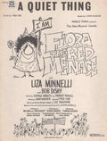 a quiet thing liza minelli flora the red menace sheet music 169527 A4 Photo Print
