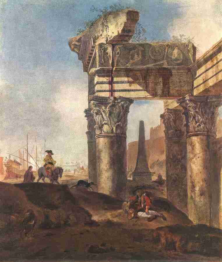 a ruins Art A4 Photo Print UK