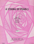 a string of pearls eddie de lange 1960s sheet music 98246 A4 Photo Print