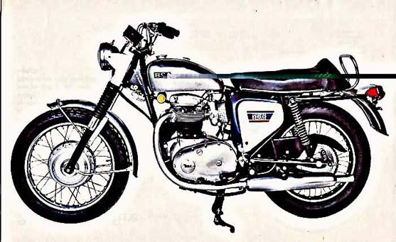a65 firebird ss motorbike A4 Photo Print
