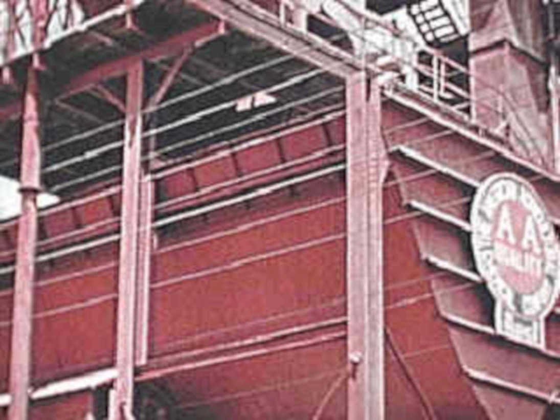 aa grill building1980s 1990s A4 Photo Print