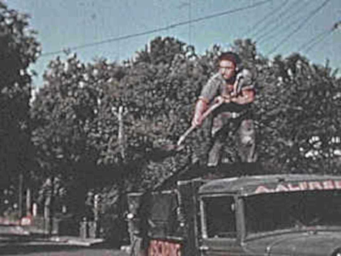 aalfred street sweeper1980s 1990s A4 Photo Print