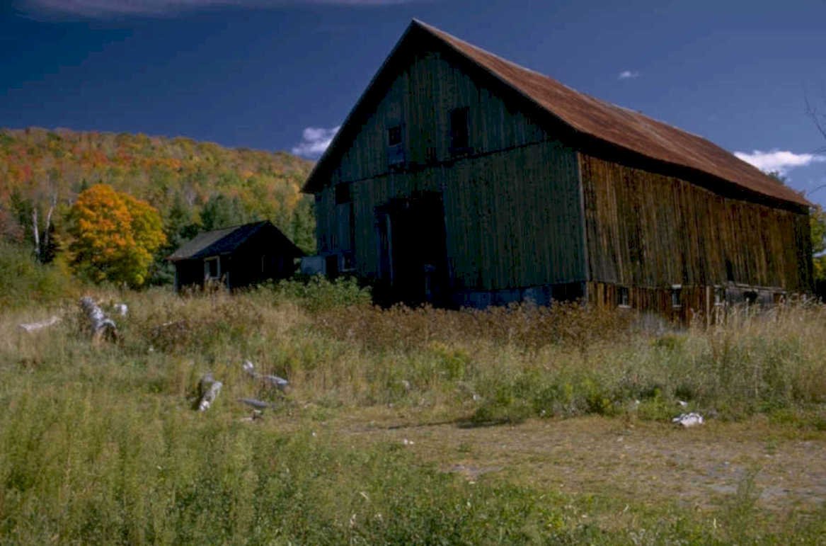 abandoned barn fall 1980s 1990s A4 Photo Print 42