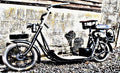 abc scootamota motorbike A4 Photo Print