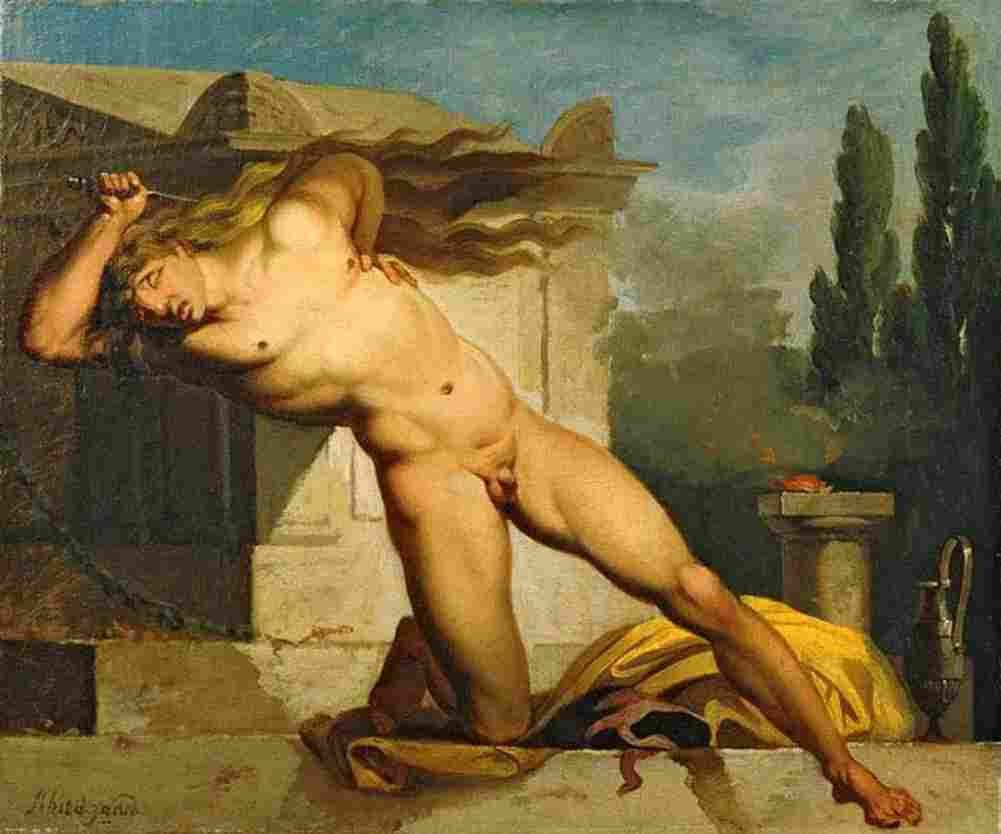 abil Adrastus Slaying Himself at the Tomb of Atys Art A4 Photo Print