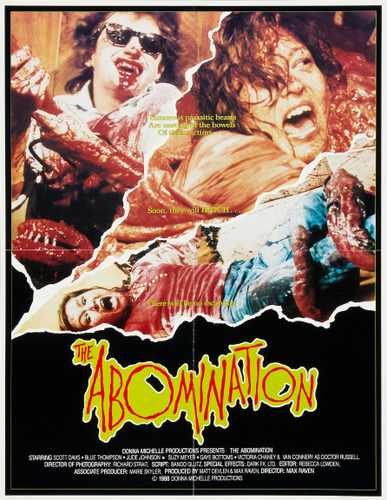 abomination 1986 01 film star poster A4 Photo Print