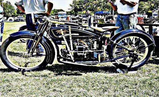 ace four cylinder motorbike A4 Photo Print