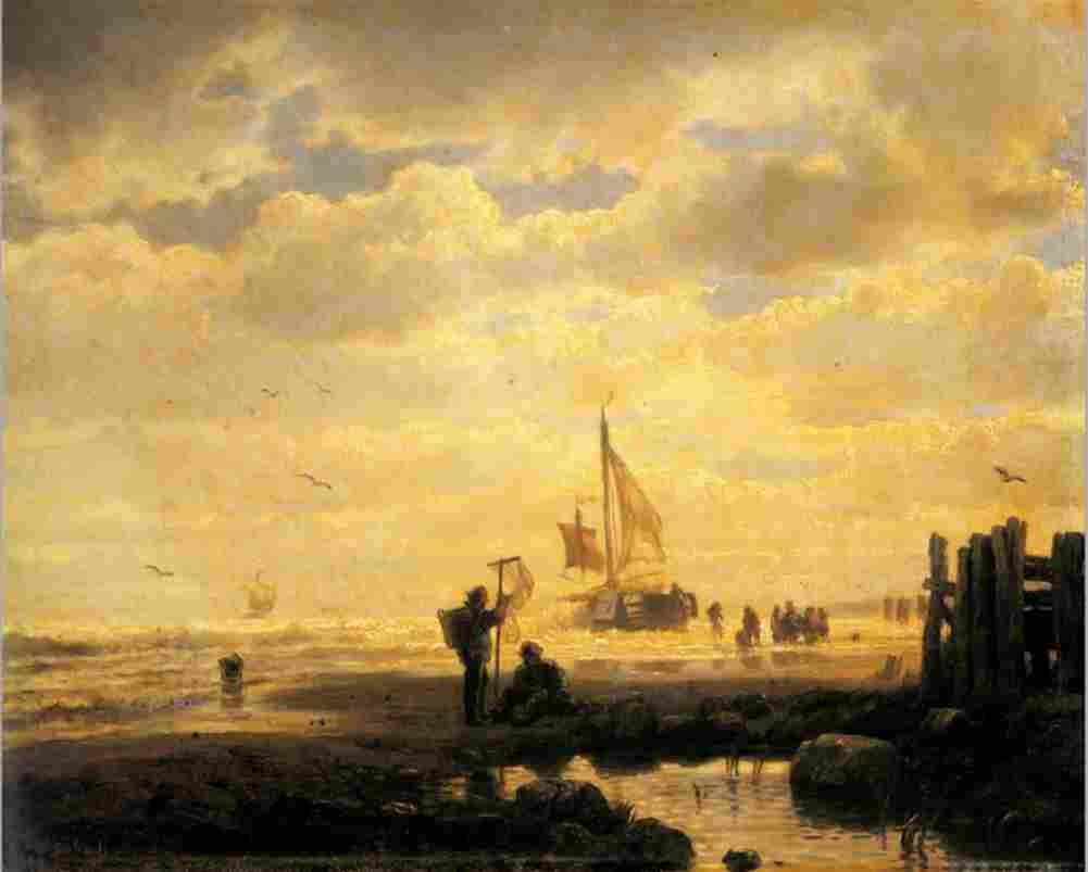 achenbach bringing in the catch Art A4 Photo Print