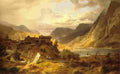 achenbach landscape in the norwegian mountains Art A4 Photo Print