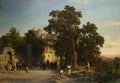 achenbach oswald evening Art A4 Photo Print