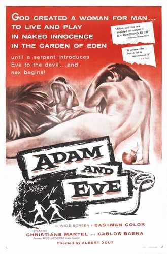 adam and eve 01 film star poster A4 Photo Print