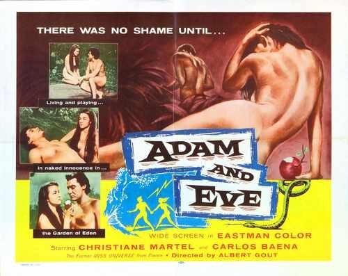 adam and eve 02 film star poster A4 Photo Print