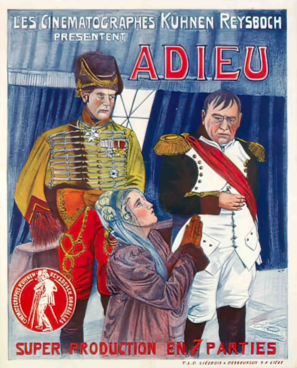 adieu belge Advert A4 Photo Print