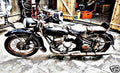 adler m200 motorbike A4 Photo Print