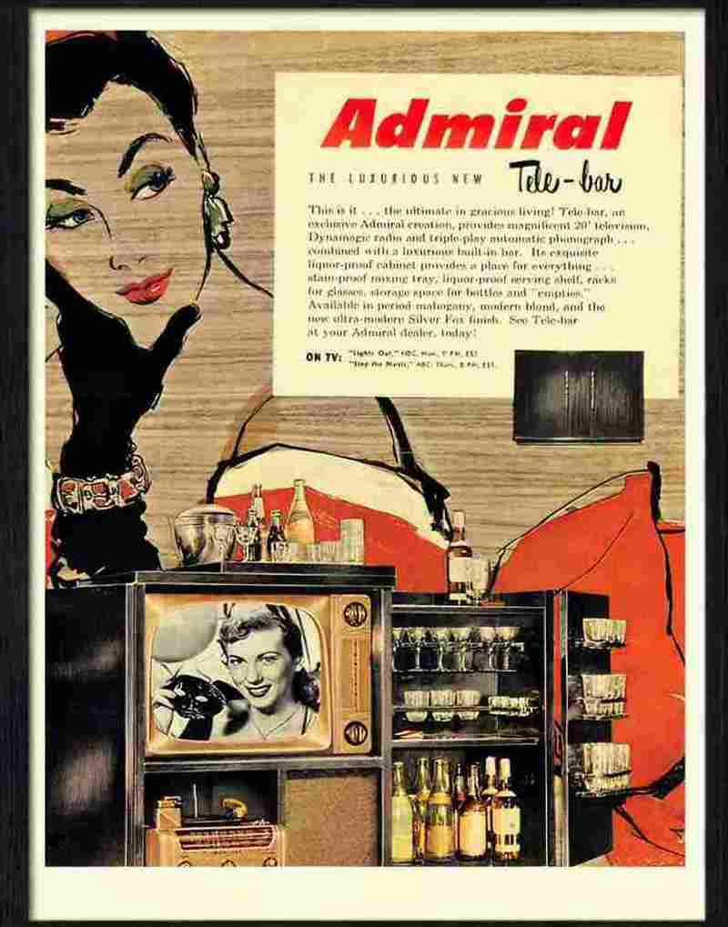 admiral tele bar 2 Advert A4 Photo Print