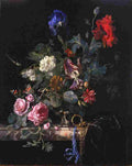 aelst Flowers in a Silver Vase Art A4 Photo Print