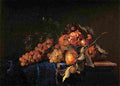 aelst Fruit and a Crystal Vase Art A4 Photo Print