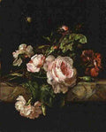 aelst Group of Flowers Art A4 Photo Print