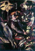 aer A Market Scene Art A4 Photo Print