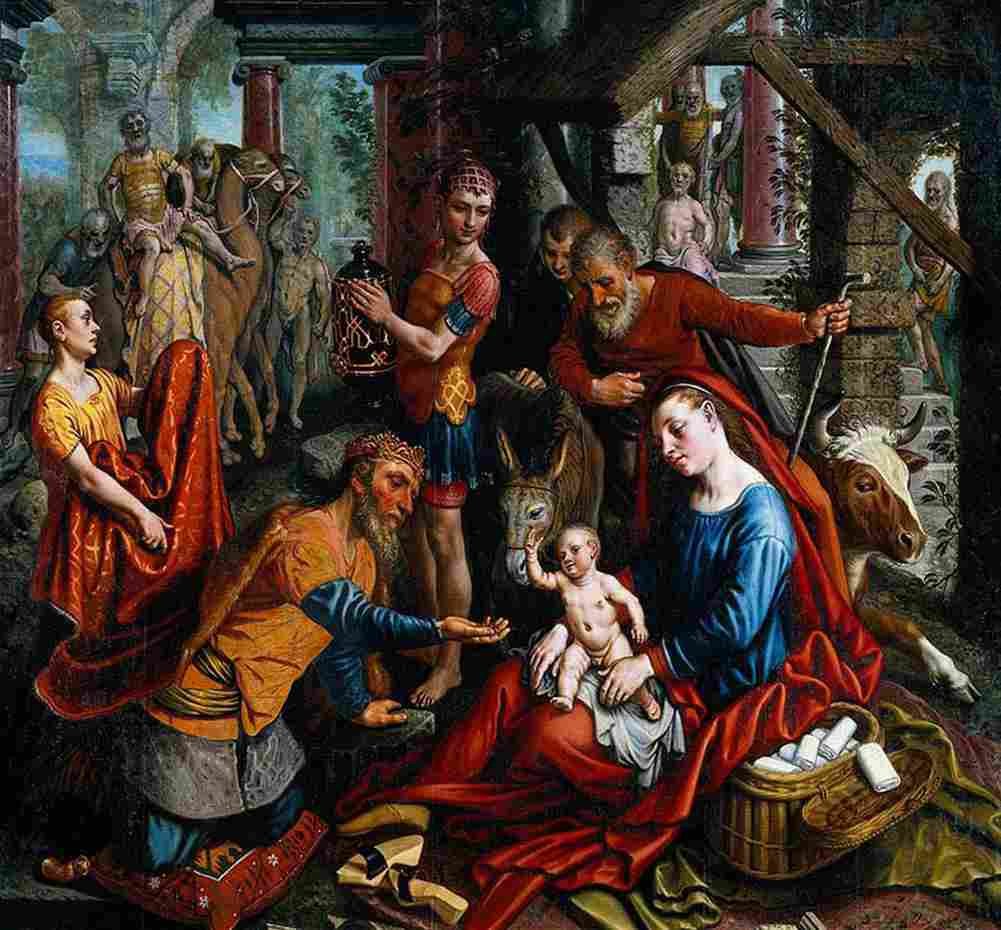aer The Adoration of the Magi Art A4 Photo Print