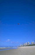 aerial plane beach 1980s 1990s A4 Photo Print