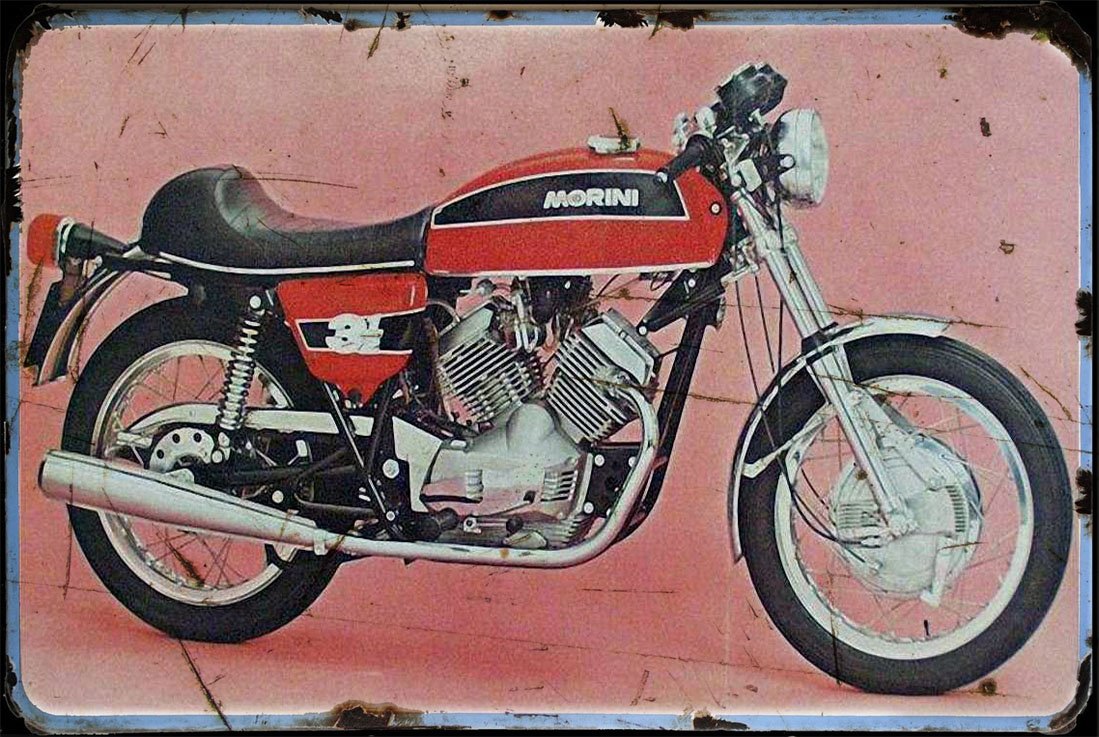 aged 2021 Moto Morini 3 5 Sport 74 3 A4 Photo Print