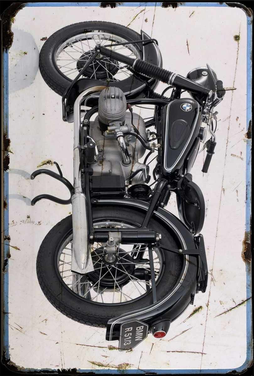 aged BMW R 51 3 A4 Photo Print