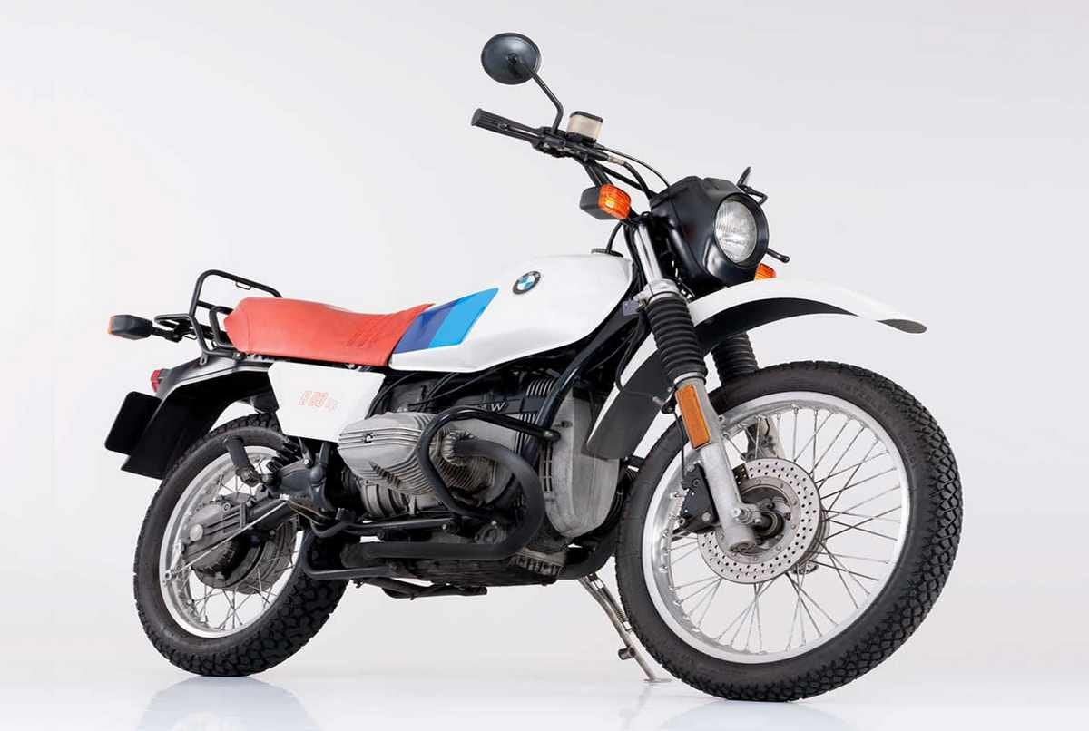 aged BMW R80 GS 80 82 3 A4 Photo Print
