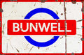 aged Bunwell LONDON Underground 2017 Train A4 Photo Print