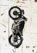 aged Ex Phil Vare 1929 Scott 596cc Racing Motorcycle A4 Photo Print