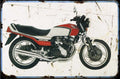 aged Honda CBX550F 1982 A4 Photo Print