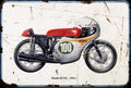 aged Honda RC162 1961 A4 Photo Print
